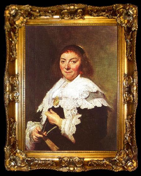 framed  Frans Hals Maria Pietersdochter Olycan, ta009-2